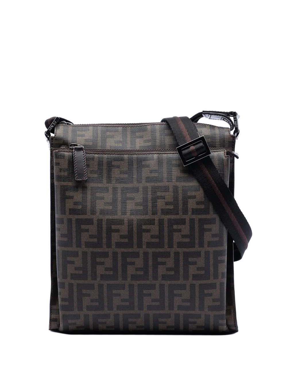 Fendi Pre-Owned 2010-2025 Zucca Spalmati crossbody bag - Brown