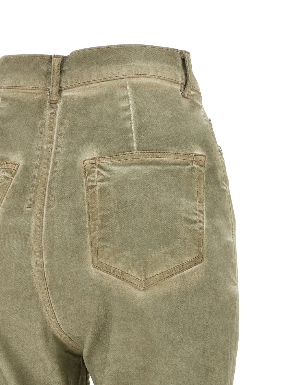 Rick Owens DRKSHDW High waist jeans Groen