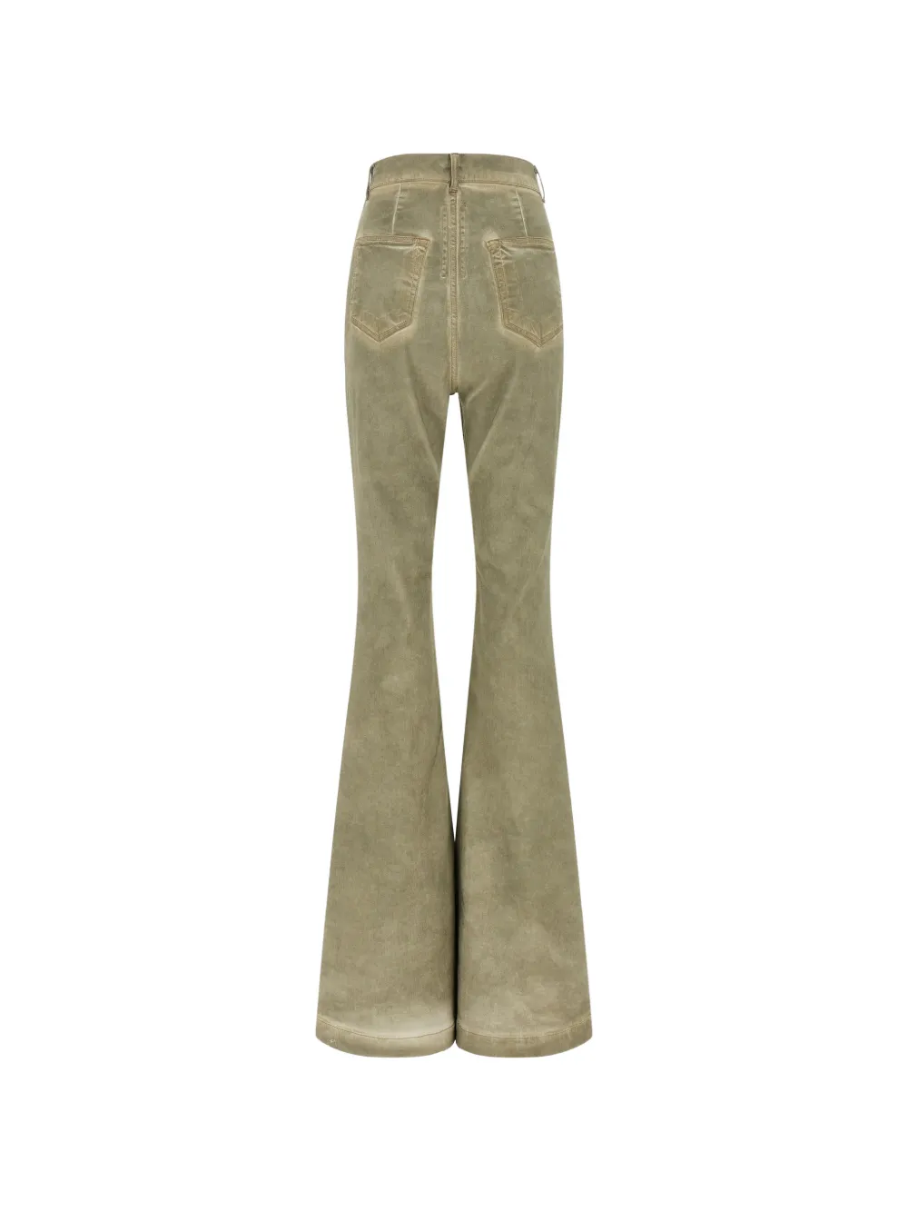  Rick Owens Drkshdw High-waisted Flared Jeans - Green 