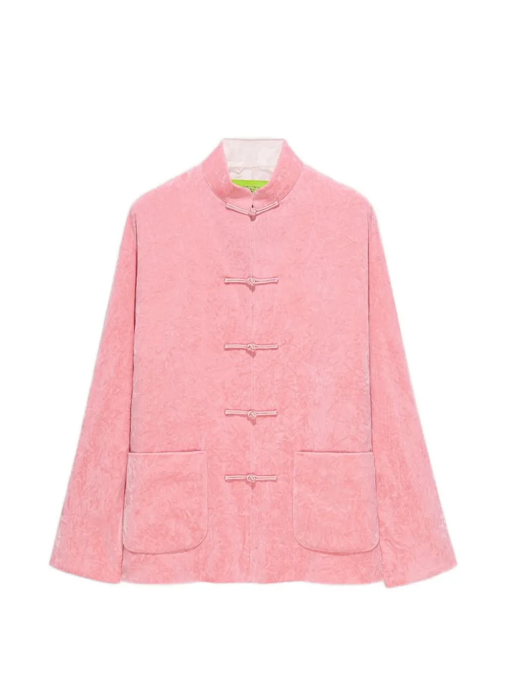 Shanghai Tang knotted-button pocket jacket - Rosa
