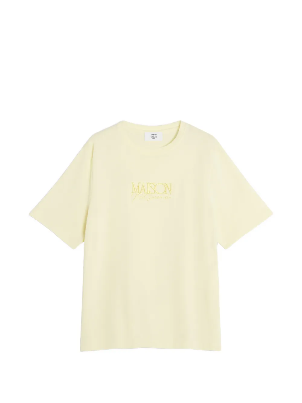 Maison Kitsuné crew-neck T-shirt - Giallo