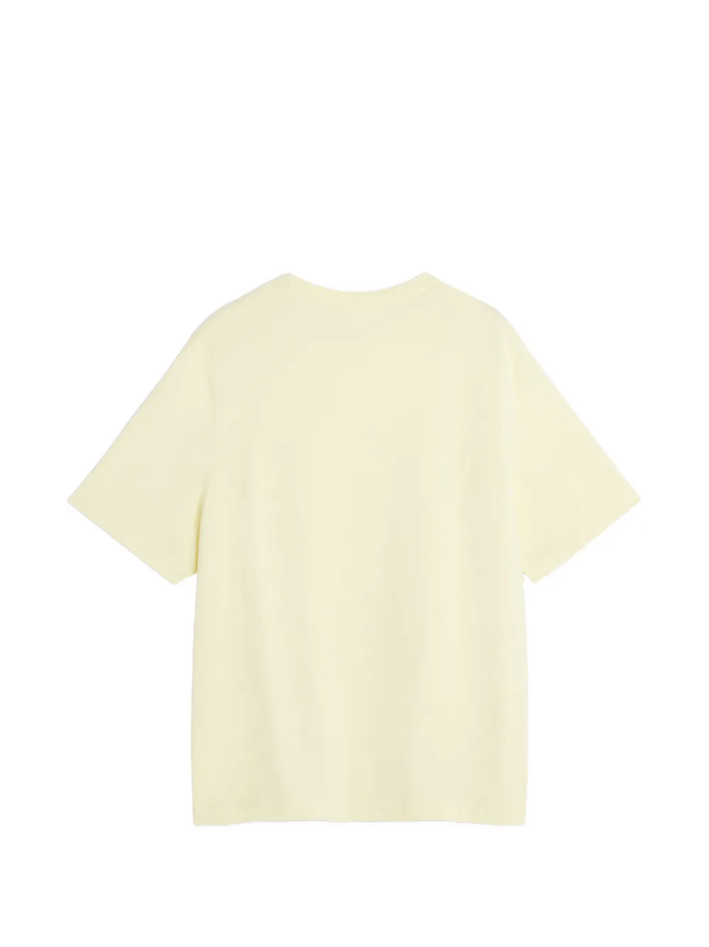 Maison Kitsuné T-shirt met ronde hals Geel