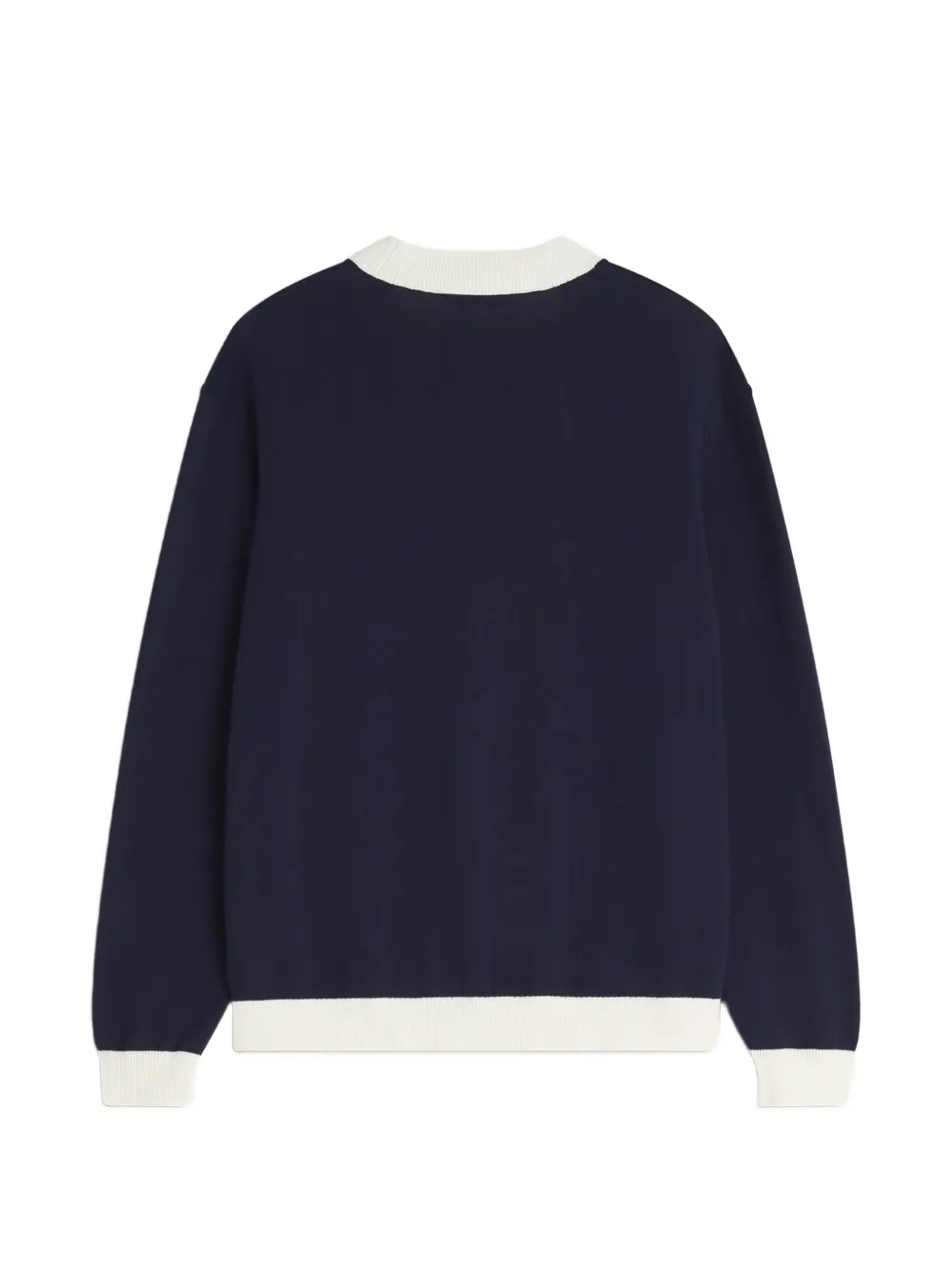  Maison Kitsuné Button Trim Cardigan - Blue 