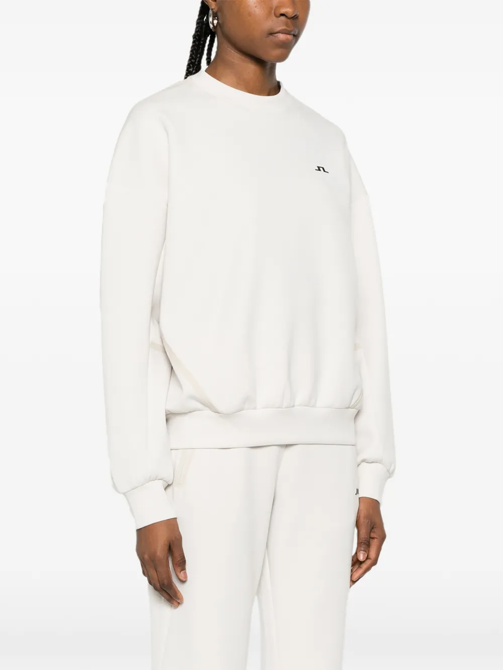  J.lindeberg Aura Crew-neck Sweater - Neutrals 