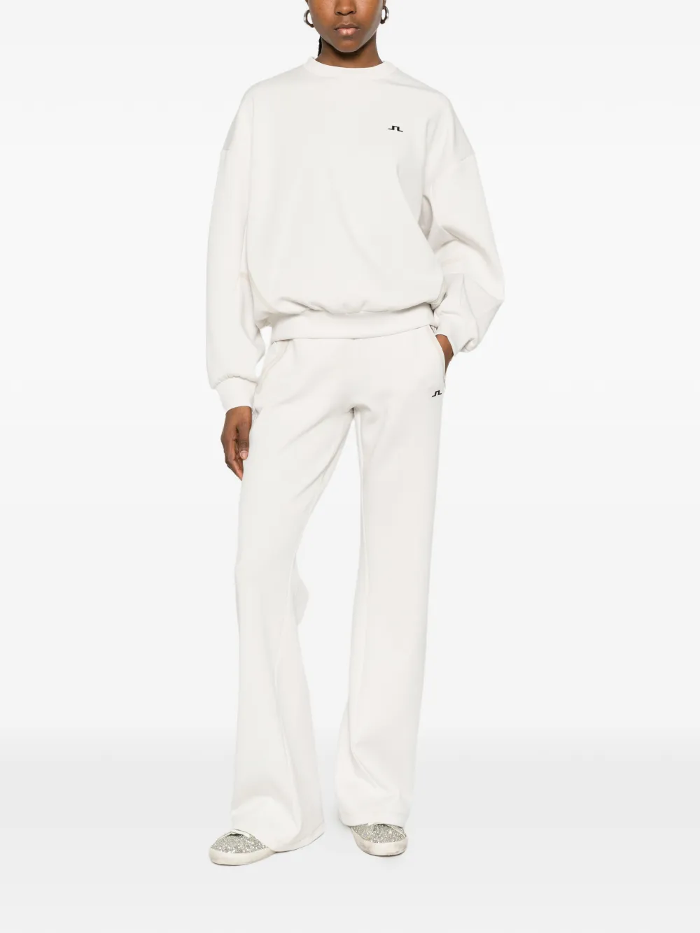  J.lindeberg Aura Flared Track Pants - Neutrals 
