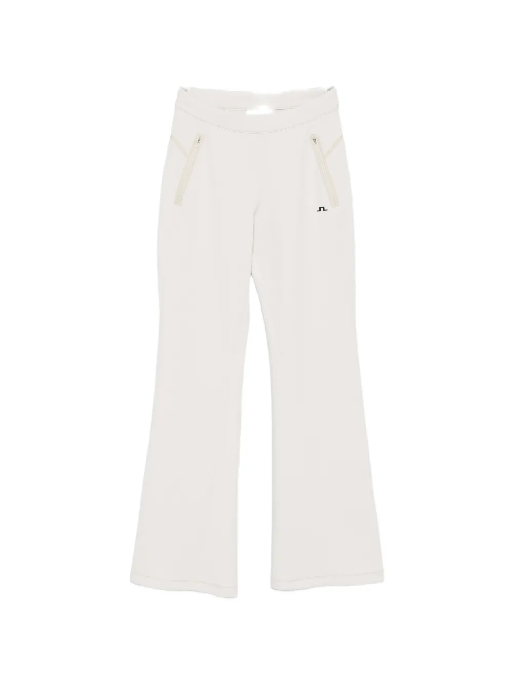 J. Lindeberg Aura Flared Track Pants In Neutral