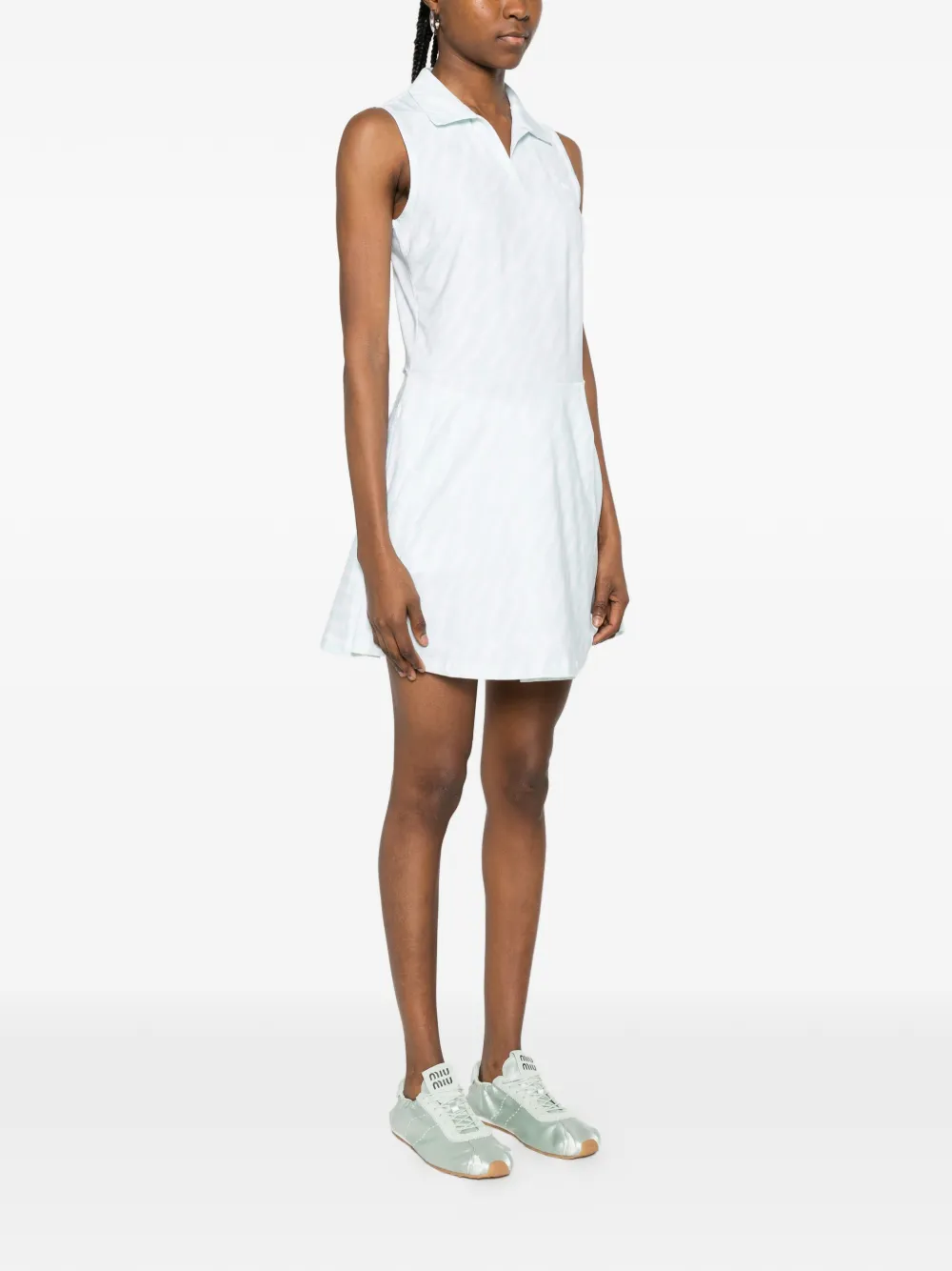 J.Lindeberg Danna mini-jurk met print Groen
