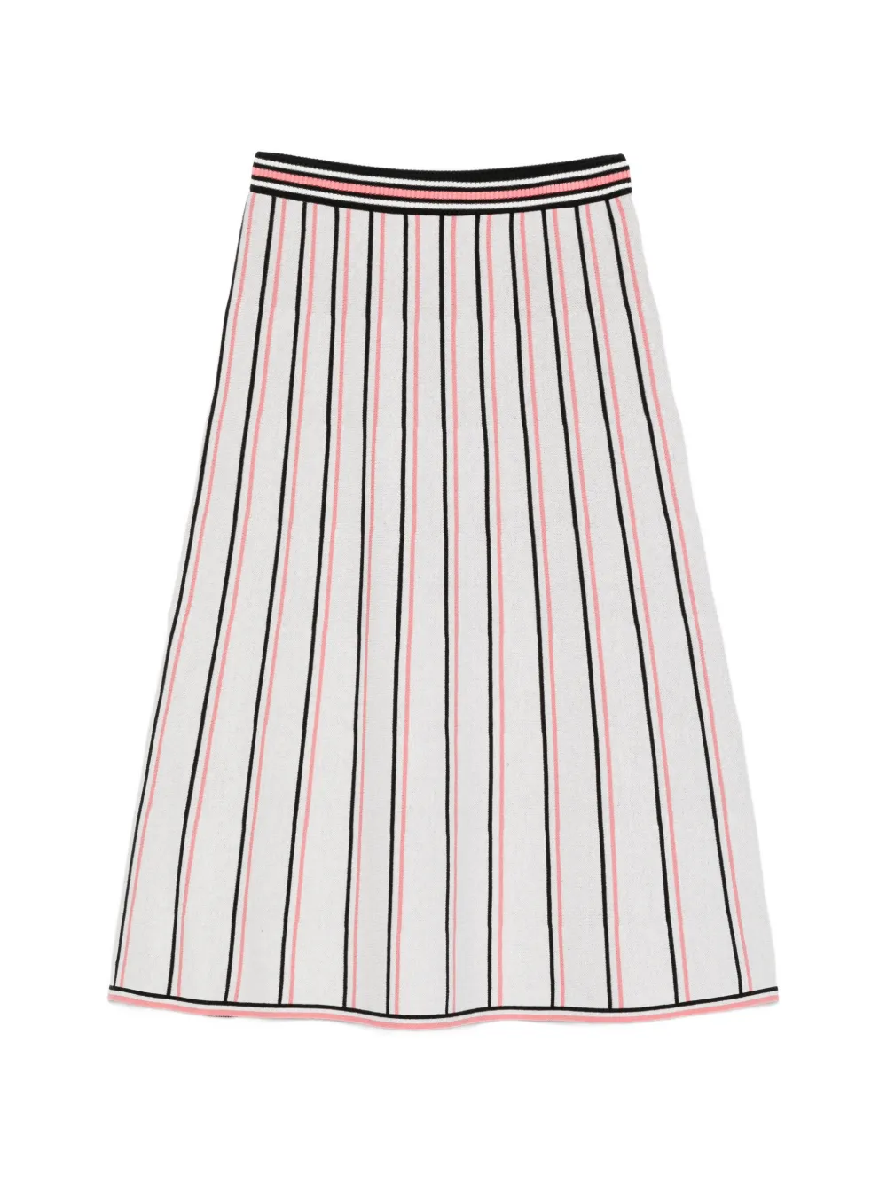 J.Lindeberg striped knit midi skirt - Weiß
