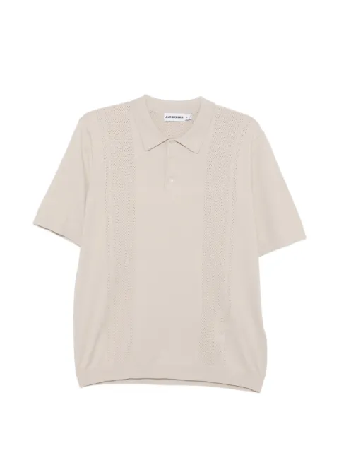 J.Lindeberg playera tipo polo tejida Reymond