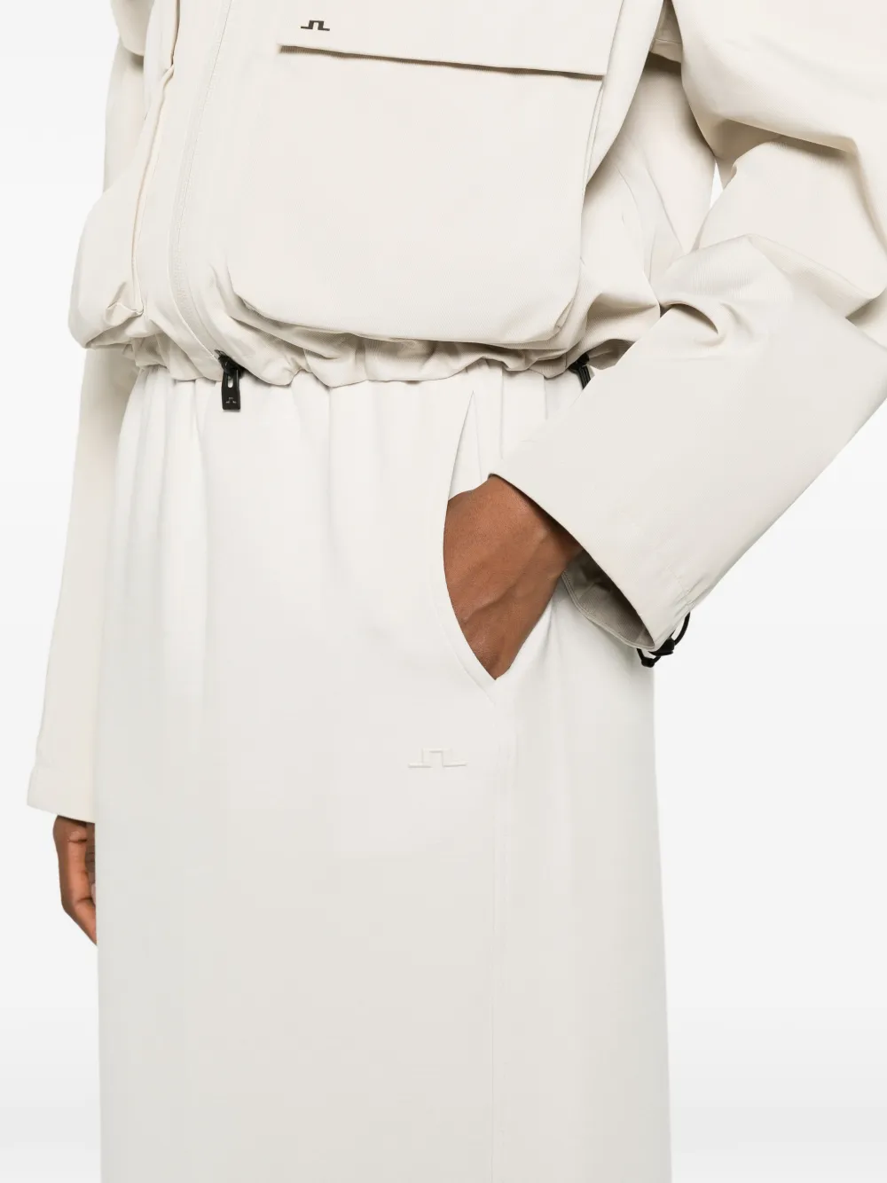 J.Lindeberg Paula jersey midi-rok Beige