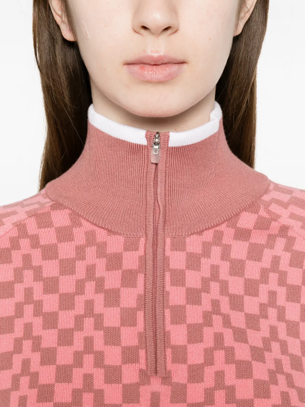 J.Lindeberg Kerla trui met rits Roze