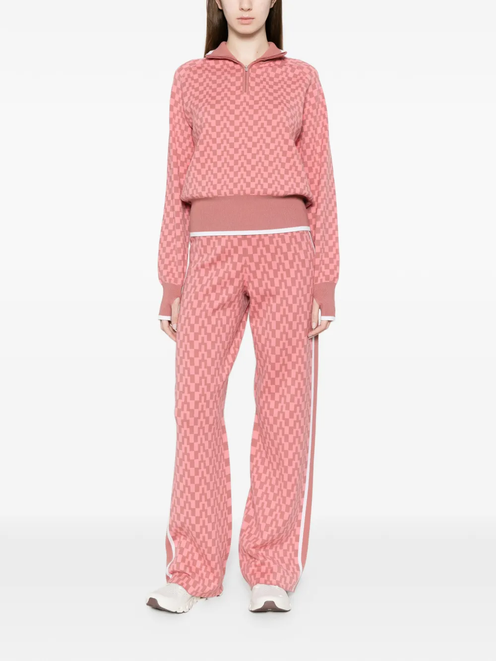  J.lindeberg Kerla Zip Sweater - Pink 