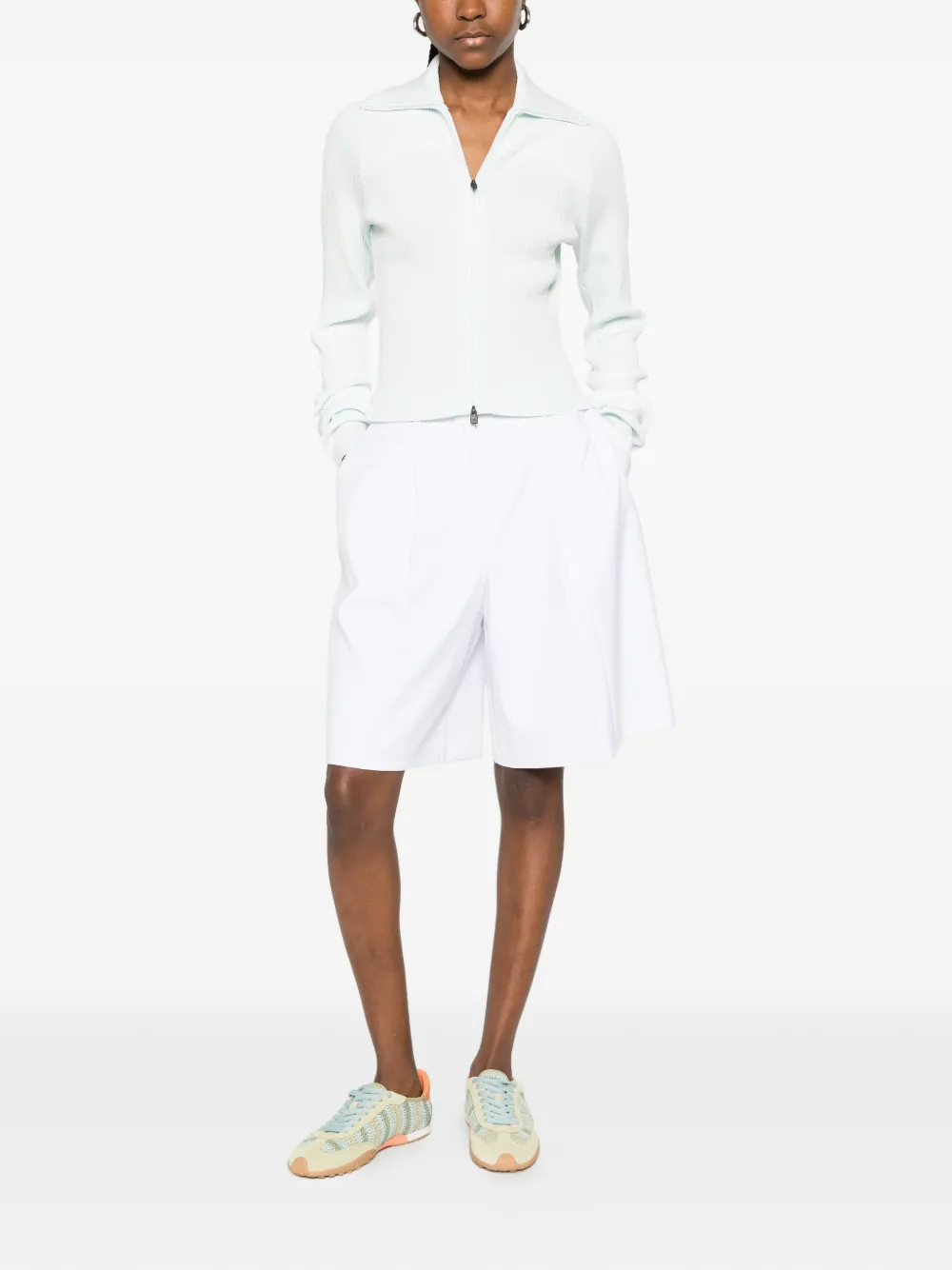 Contrast Zip-Up Jacket