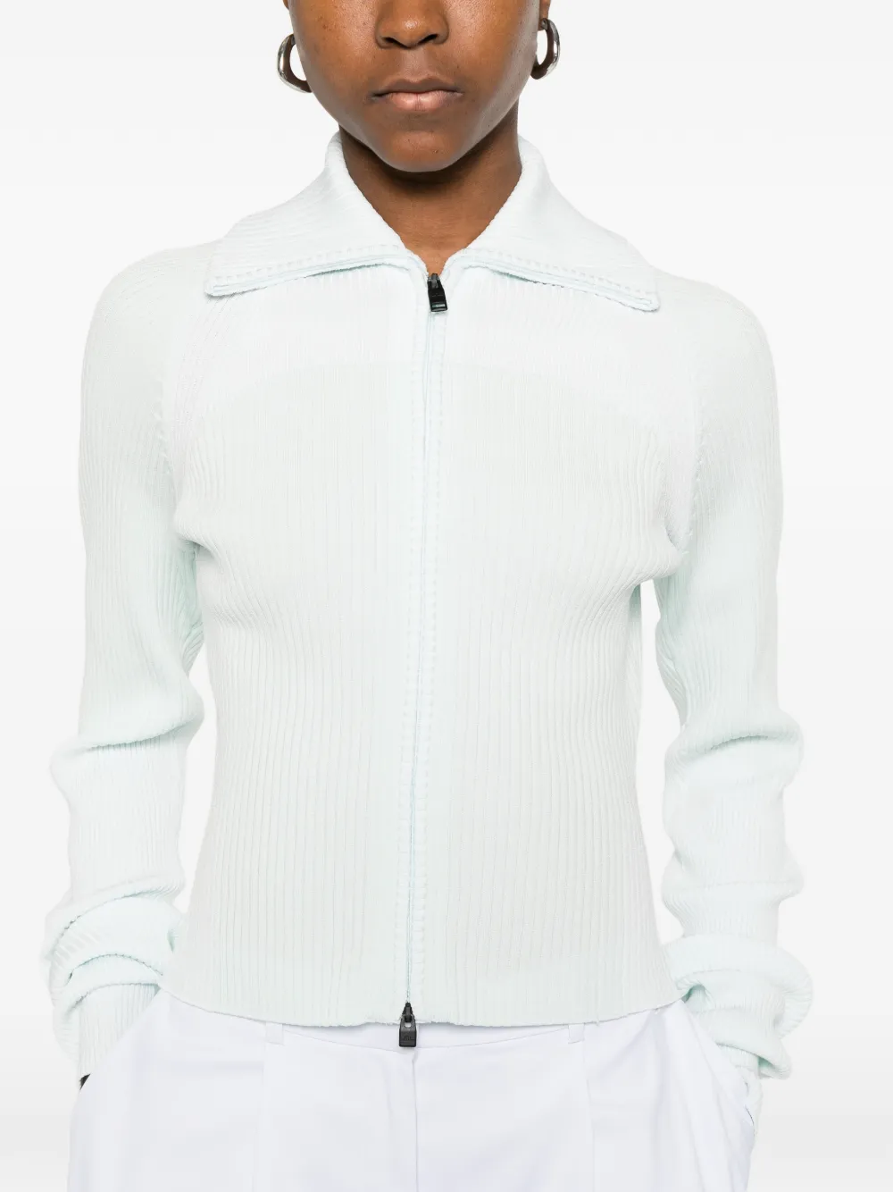 Contrast Zip-Up Jacket