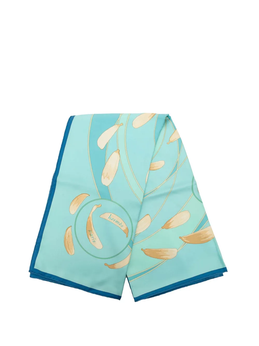 Hermès Pre-Owned Foulard Au Gre du Vent 90 in seta 1990-2015 - Blu