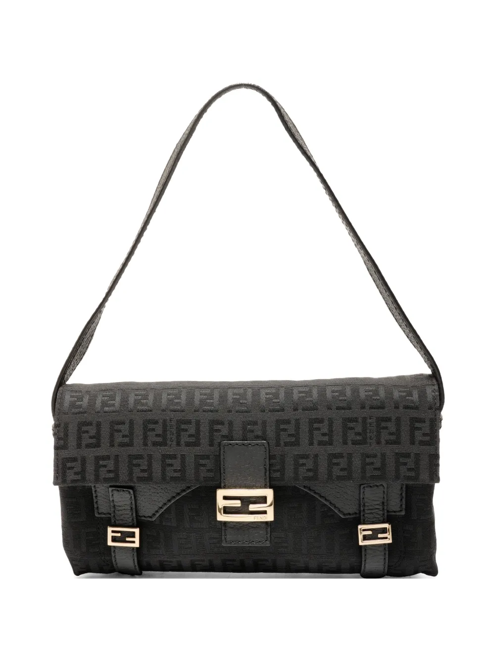 Fendi Pre-Owned 2000-2020 Zuccca shoulder bag - Nero