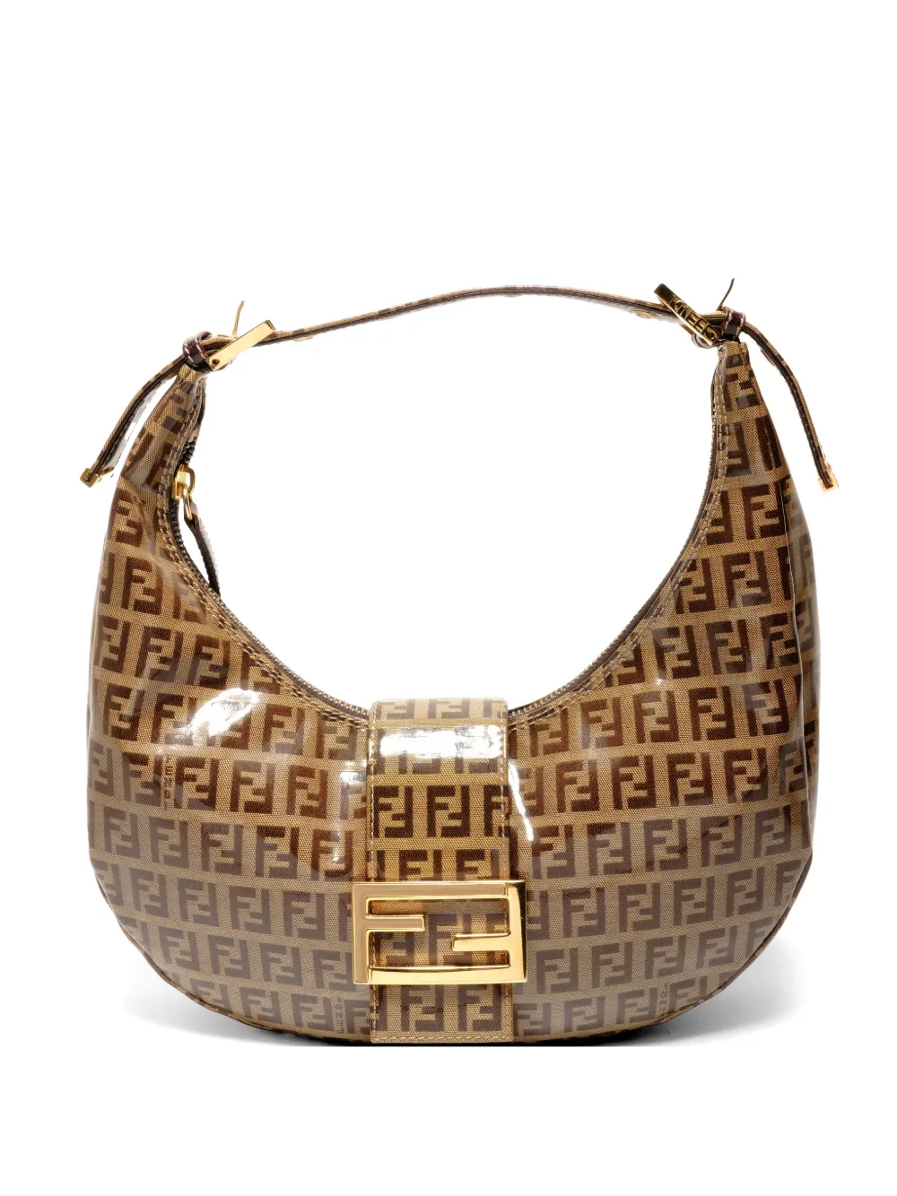 Fendi Pre-Owned 2000s Zucchino monogram shoulder bag - Toni neutri