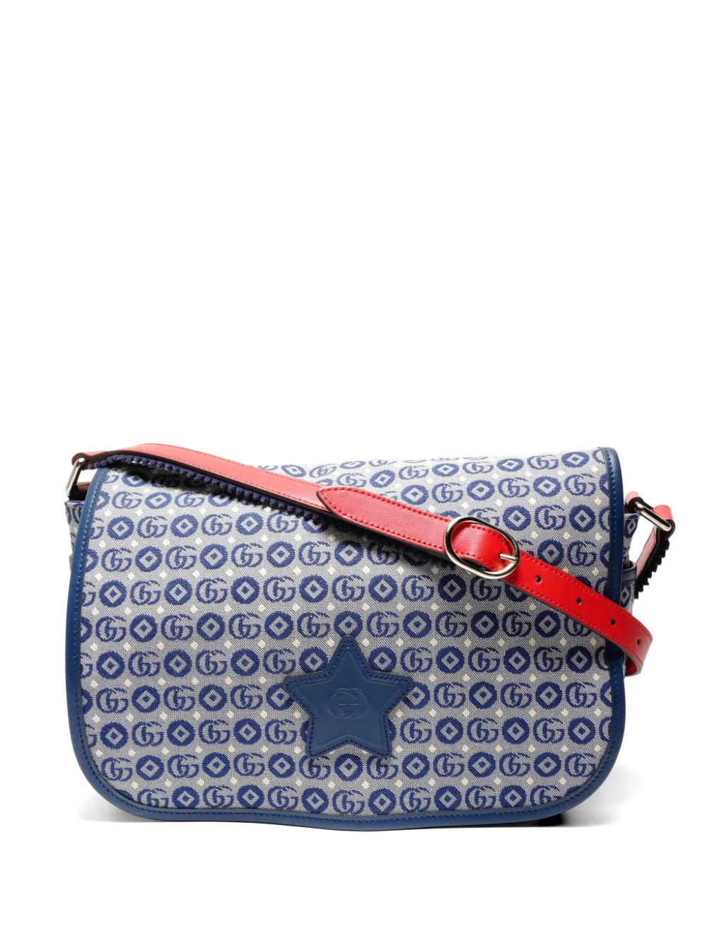 Gucci Pre-Owned 2015-2025 GG star canvas shoulder bag - Grigio