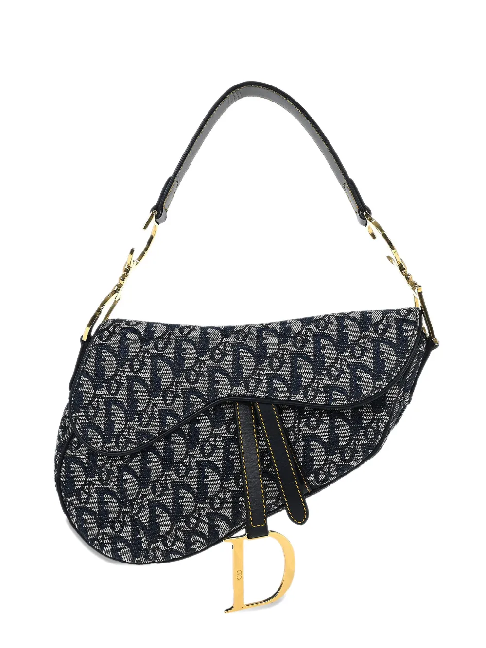 Christian Dior Pre-Owned Borsa tote Saddle 2002 - Blu