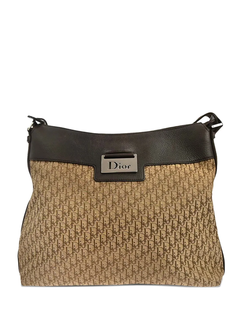 Christian Dior Pre-Owned 2006 Street Chic Schultertasche mit Muster - Nude