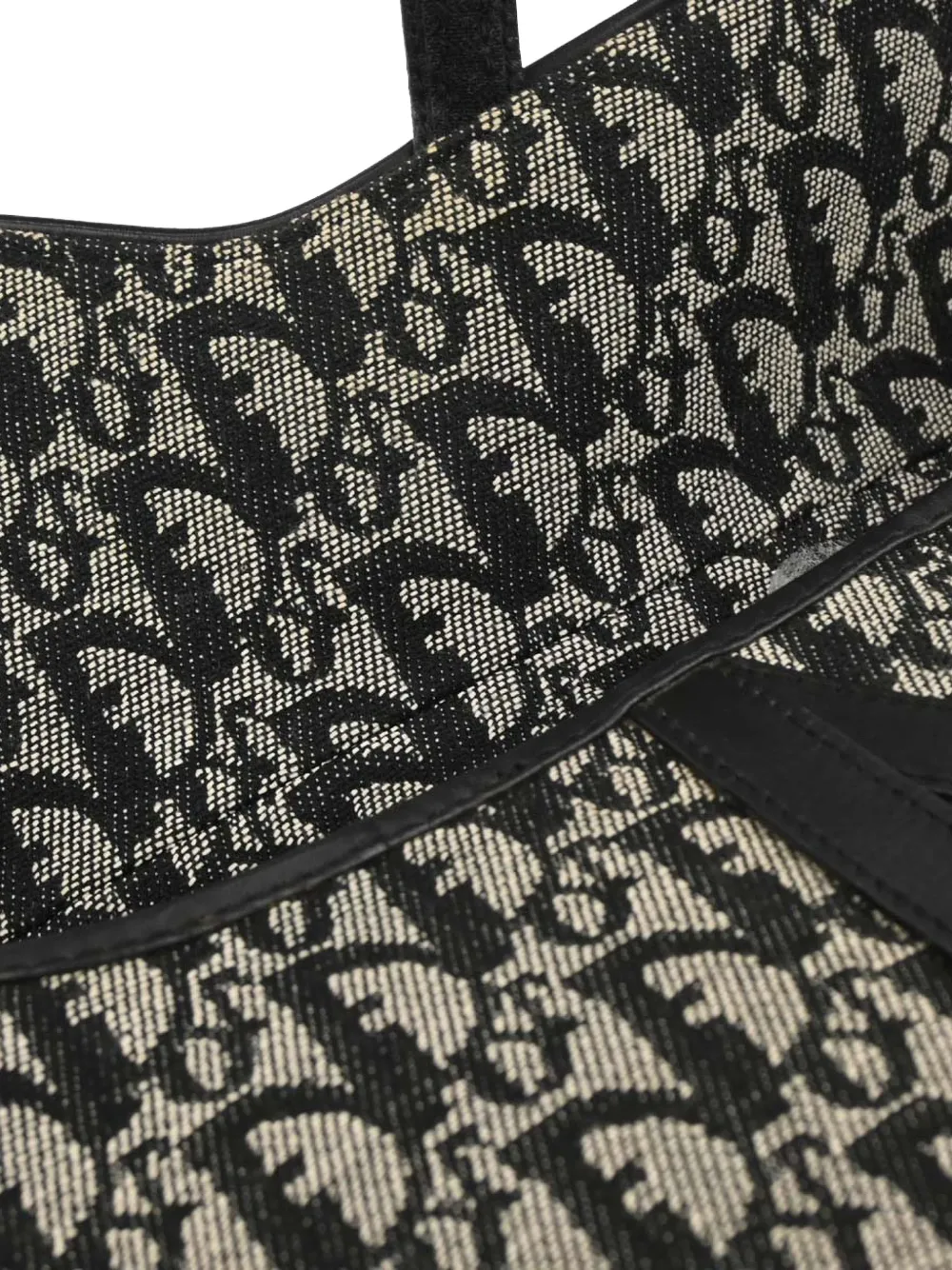 2002 Saddle Oblique Jacquard Tote Bag