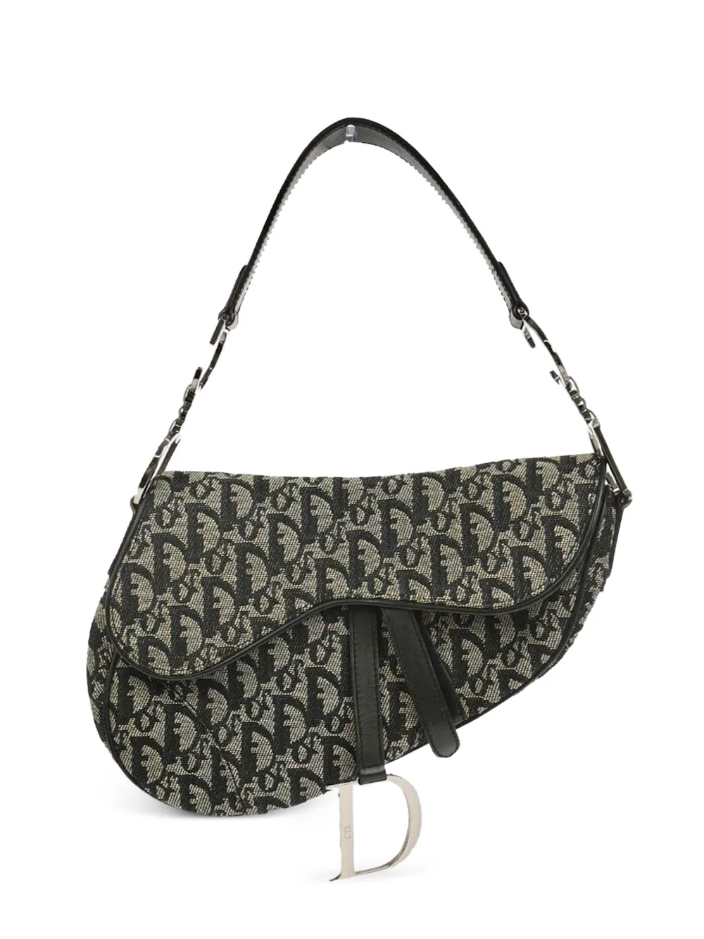 Christian Dior Pre-Owned Borsa tote Saddle Oblique 2002 - Nero