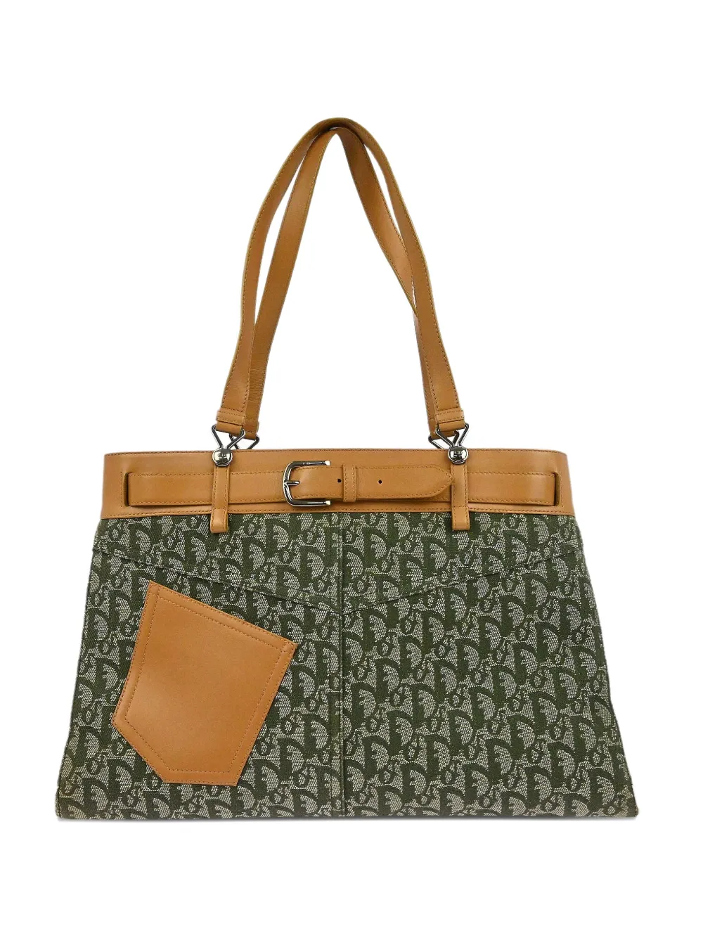 Christian Dior Pre-Owned Borsa tote Oblique 2001 - Verde