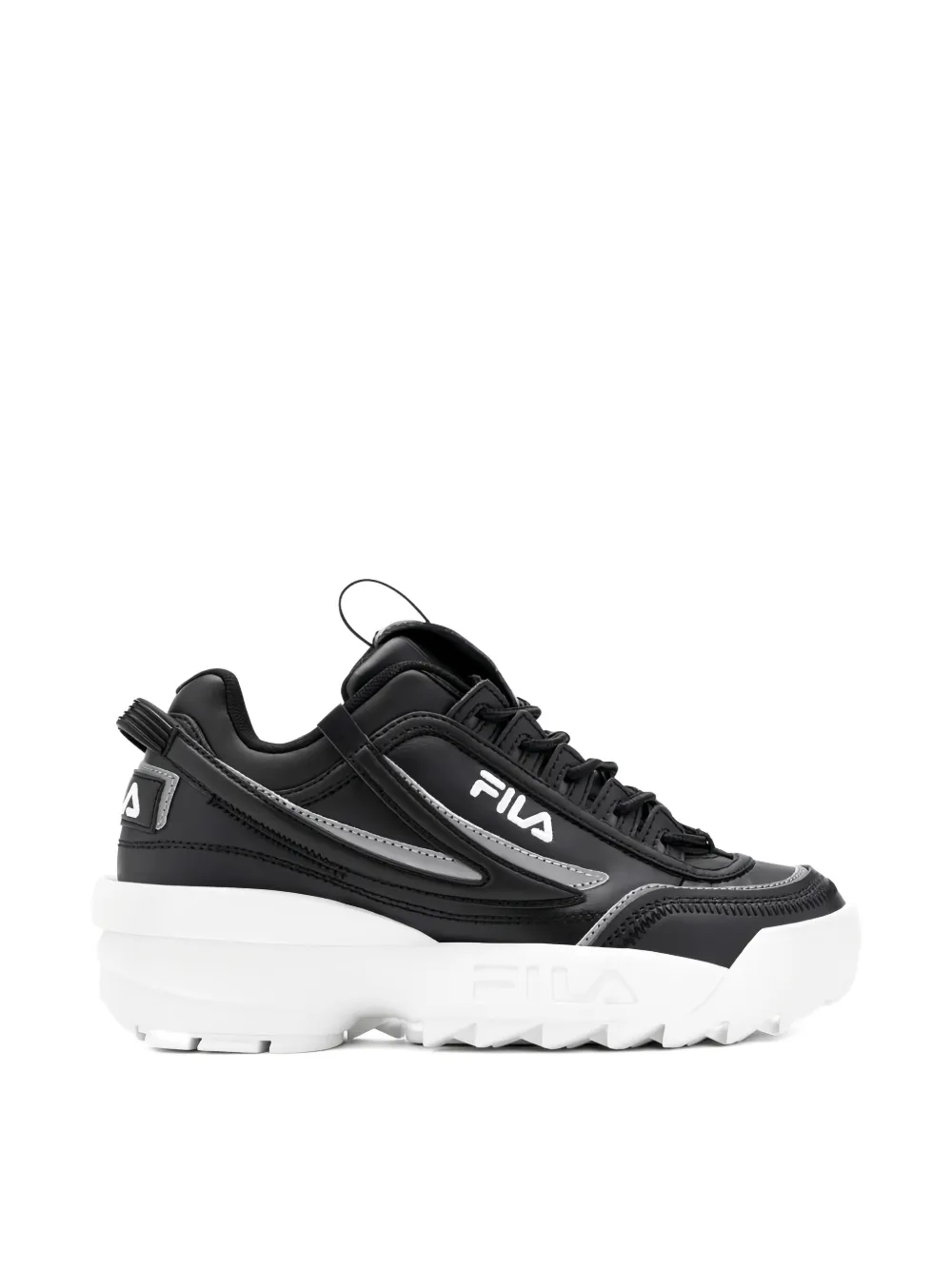 Fila Kids Disruptor II sneakers met geborduurd logo Zwart