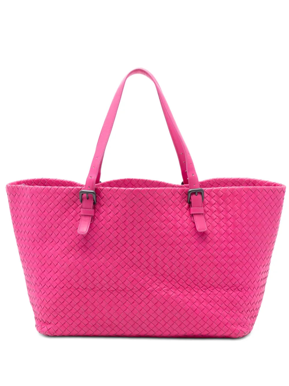 Bottega Veneta Pre-Owned 2012-2025 Large Nappa Intrecciato Cesta tote bag - Rosa
