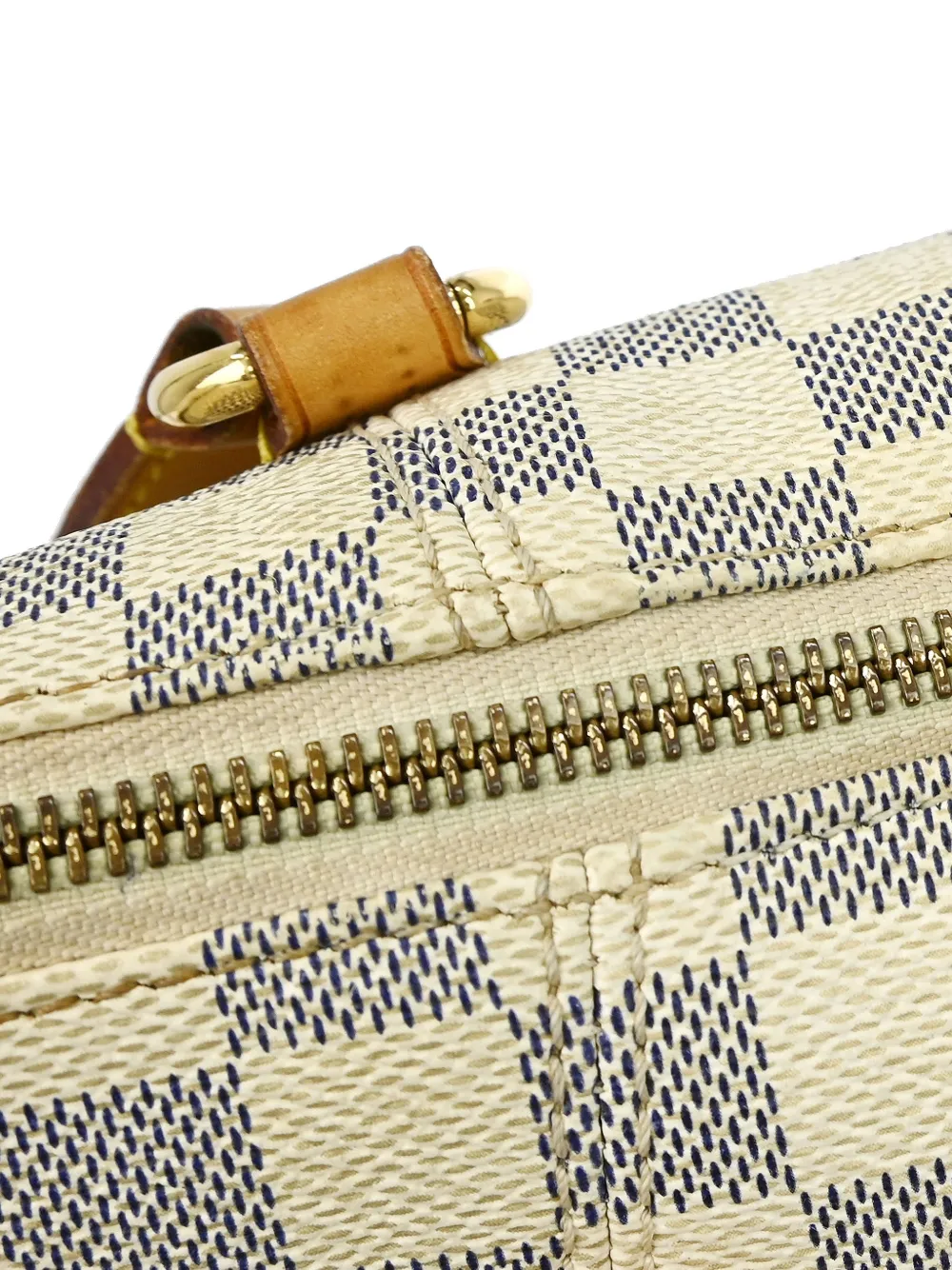 Louis Vuitton Pre-Owned 2012 PM Damier Azur Totally geruite schoudertas Beige