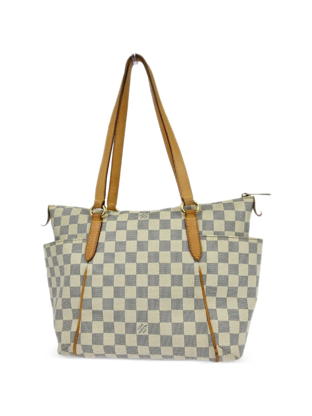  Louis Vuitton Pre-owned 2012 Pm Damier Azur Totally Check Patterned Shoulder Bag - Neutrals 