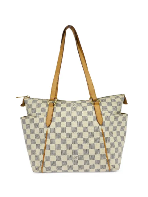 Louis Vuitton Pre-Owned 2012 PM Damier Azur Totally check patterned shoulder bag
