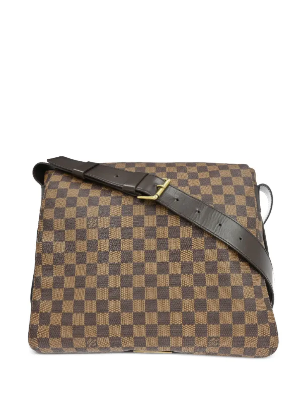 Louis Vuitton Pre-owned 1998 Damier Ebéne Bastille Shoulder Bag in Brown