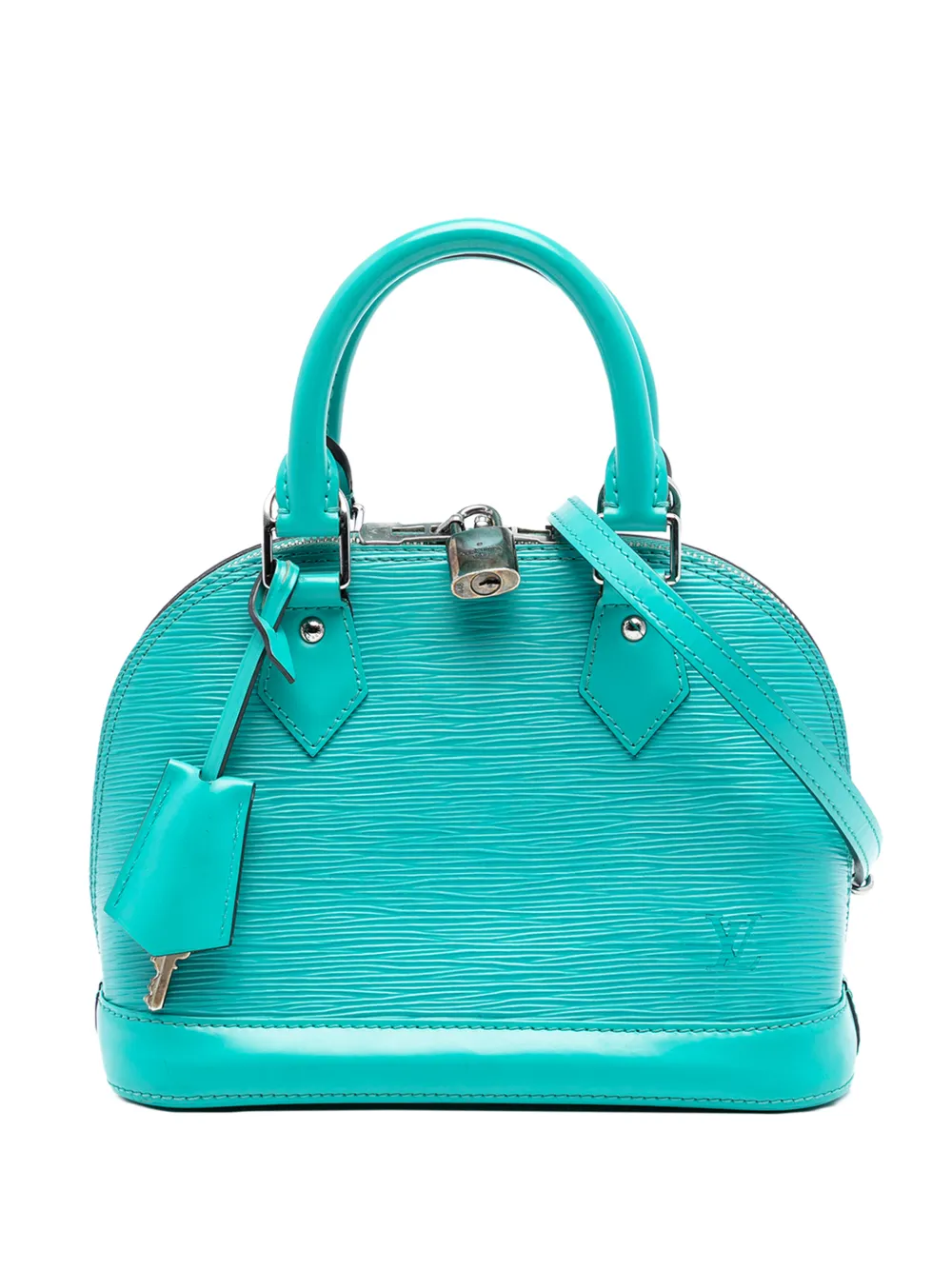 Louis Vuitton Pre-Owned Borsa a tracolla Alma BB in pelle Épi 2015 - Blu