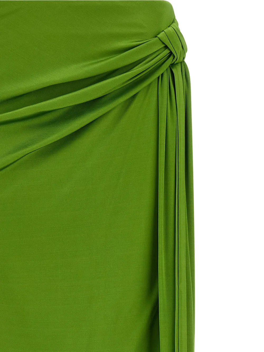 Elisabetta Franchi Gedrapeerde maxi-rok Groen