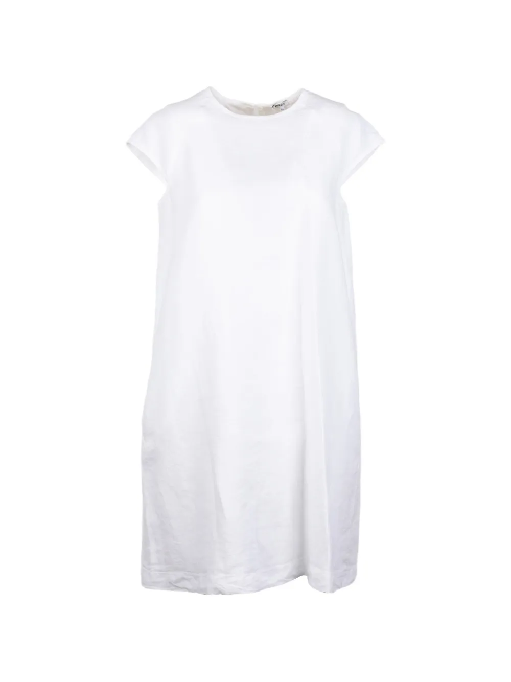 ASPESI crew-neck mini dress - Bianco