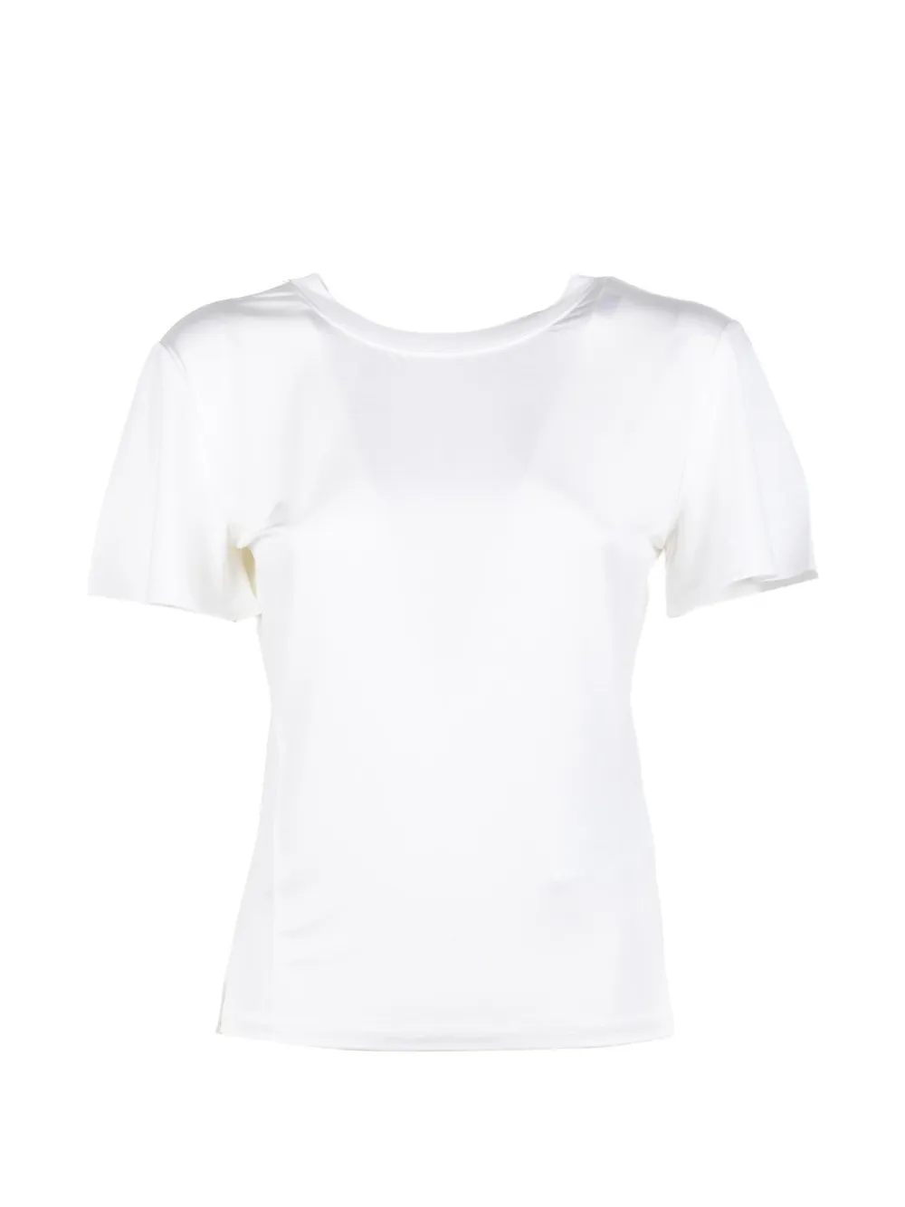 Marella tie detail T-shirt - Bianco