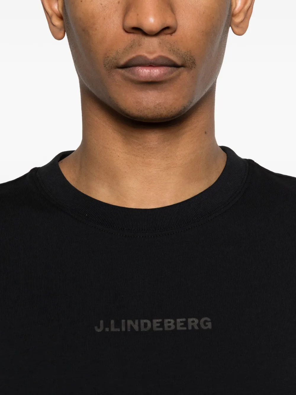 J.Lindeberg T-shirt met logo Zwart