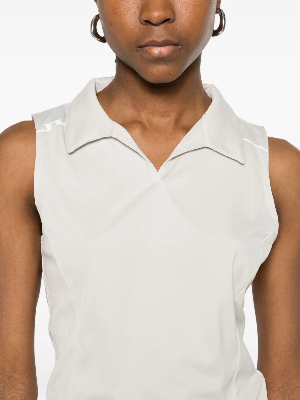 J.Lindeberg Leah mouwloze polotop Beige