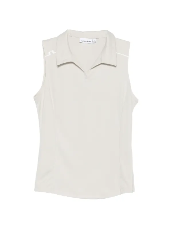 J.Lindeberg Leah ノースリーブ ポロシャツ | ニュートラル | FARFETCH JP