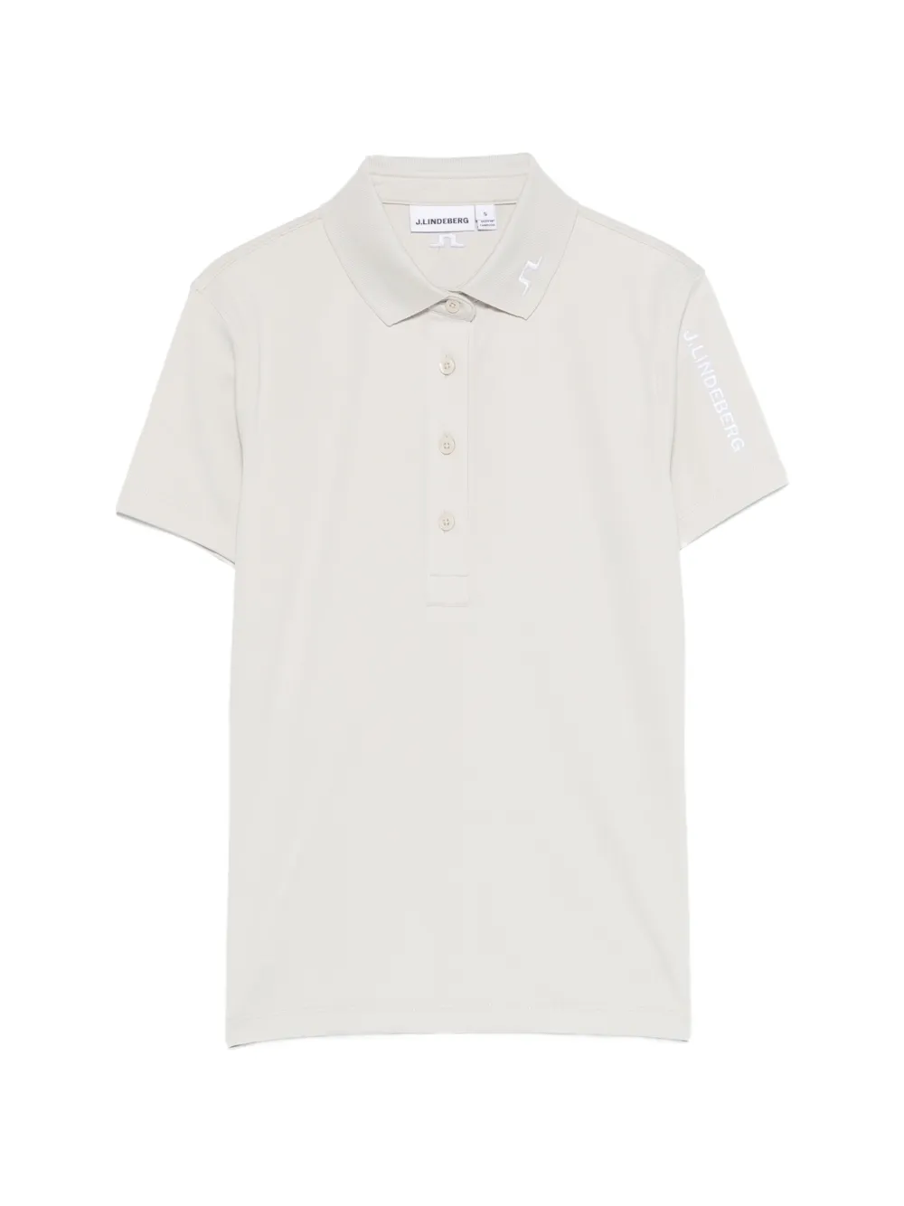 J. Lindeberg Tour Polo Top In Neutral