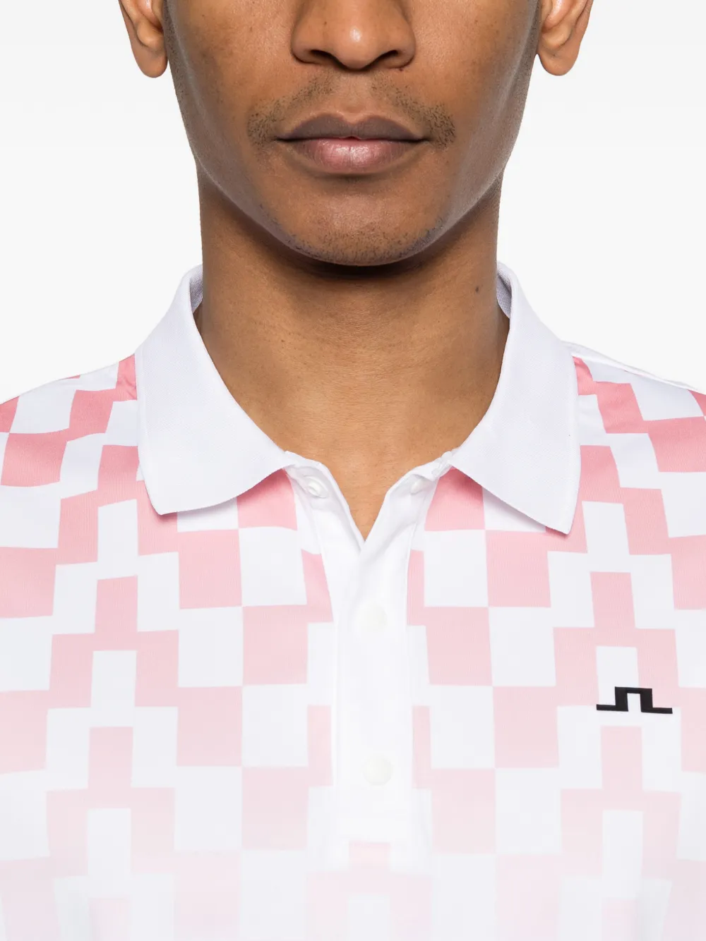 J.Lindeberg Poloshirt met print Wit