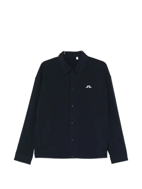J.Lindeberg logo coach overshirt