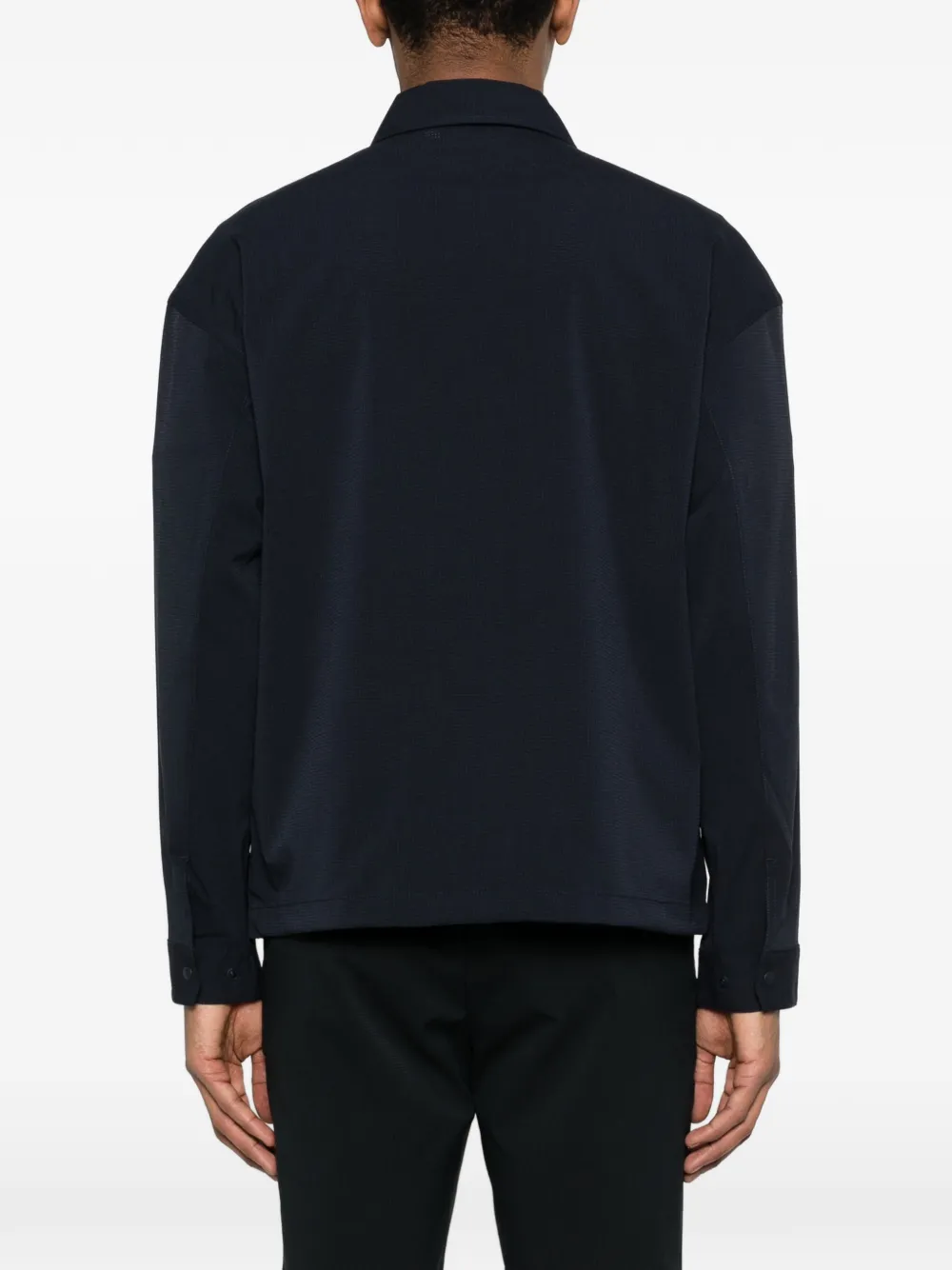 J.Lindeberg Coach shirtjack met logo Blauw