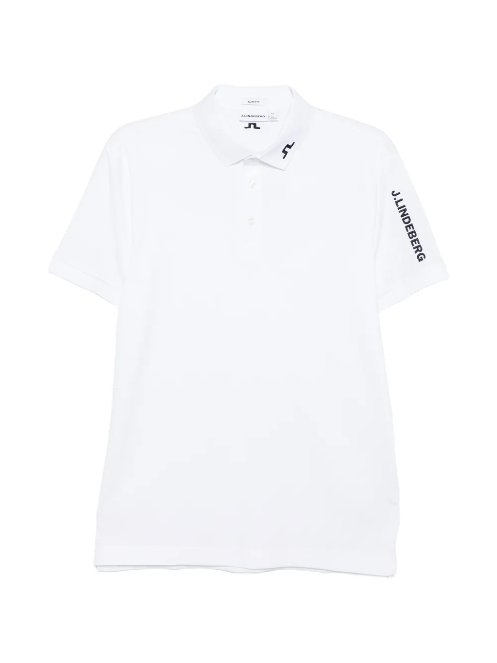 J.Lindeberg logo-detail polo shirt - Bianco