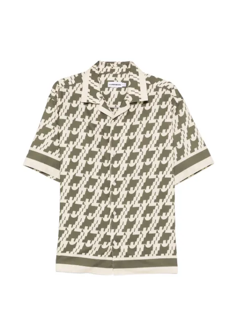 J.Lindeberg border print resort shirt