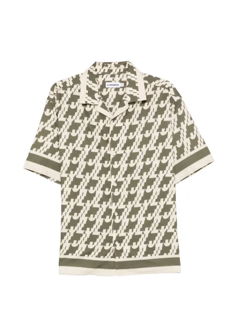 J.Lindeberg 보더 프린트 리조트 셔츠