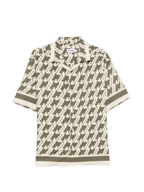 J.Lindeberg border print resort shirt