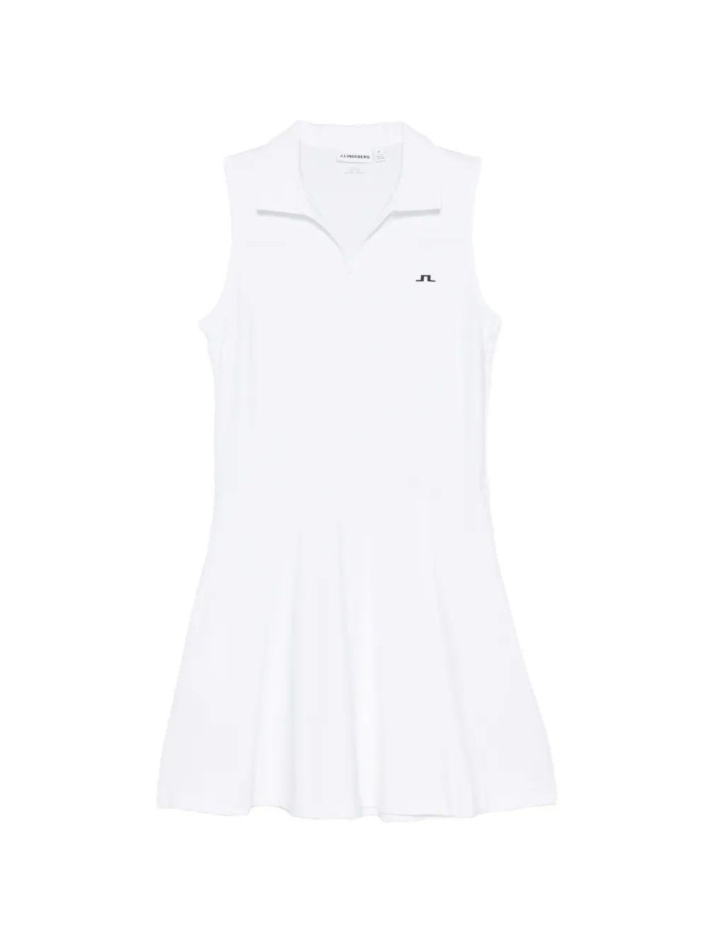 J.Lindeberg polo-collar maxi dress - Bianco