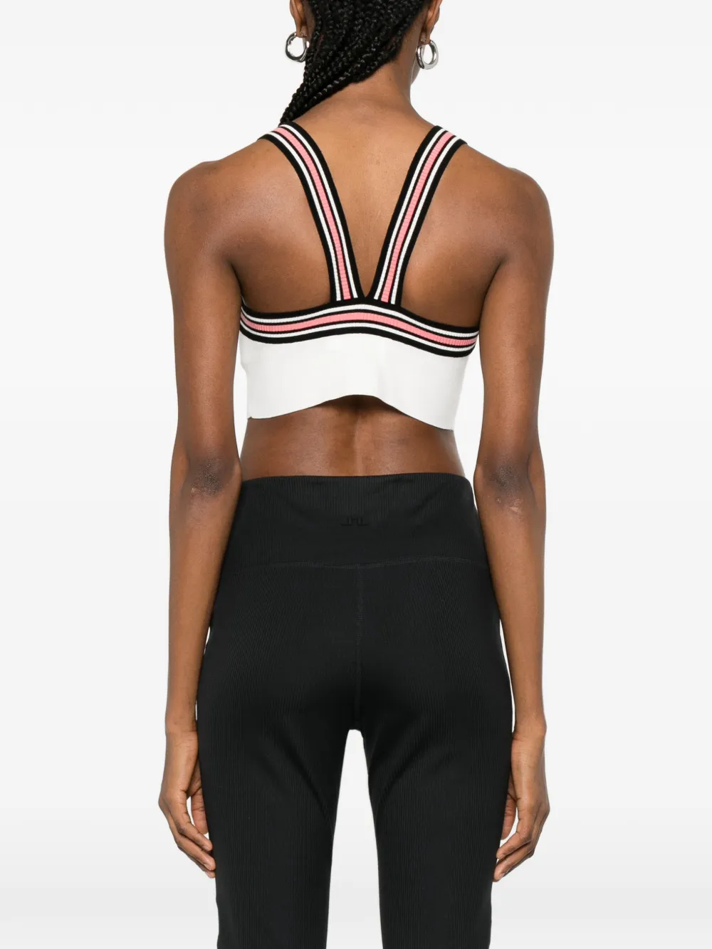 J.Lindeberg Nori gebreide cropped top Wit